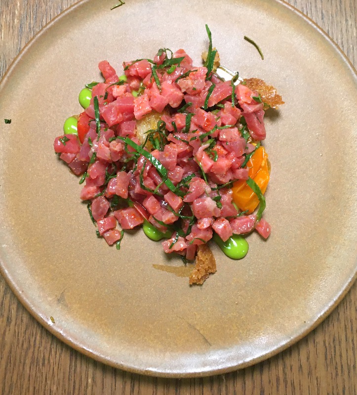 Tartare-with-Shiso Emulsion